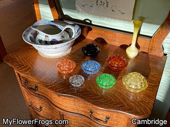 My Cambridge Flower Frog Collection